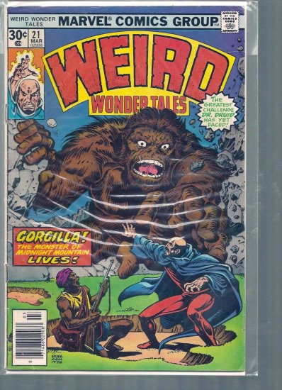 WEIRD WONDER TALES # 21, 3.5 VG -