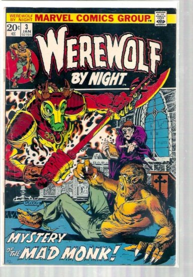 WEREWOLF BY NIGHT # 3, 4.0 VG