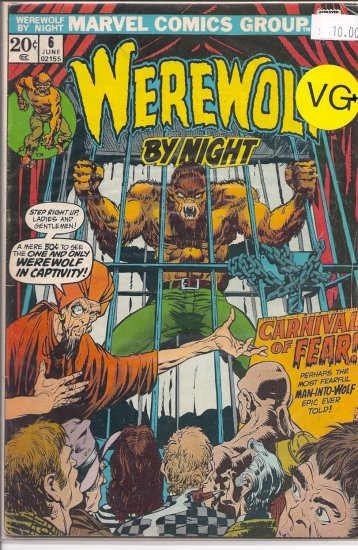 Werewolf By Night # 6, 4.5 VG +