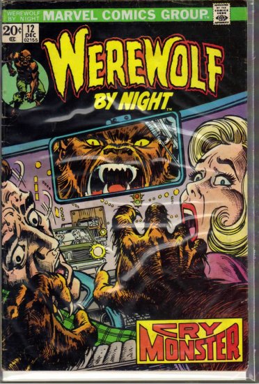 WEREWOLF BY NIGHT # 12, 3.5 VG -