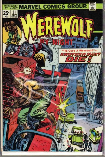 WEREWOLF BY NIGHT # 21, 4.5 VG +