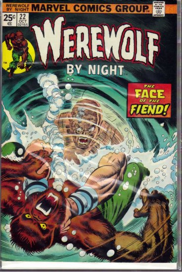 WEREWOLF BY NIGHT # 22, 8.5 VF +