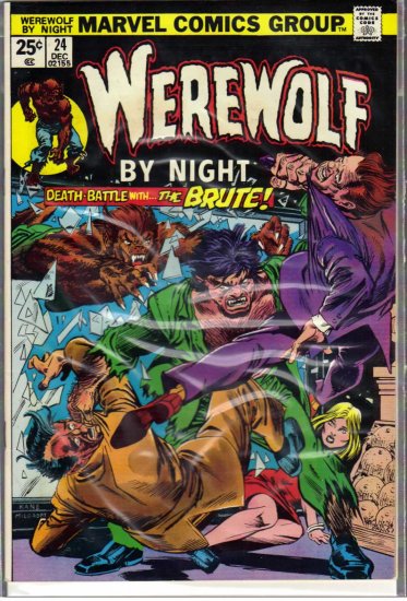 WEREWOLF BY NIGHT # 24, 7.5 VF -