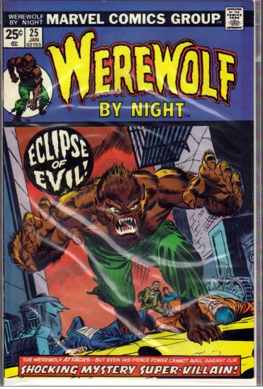 WEREWOLF BY NIGHT # 25, 7.5 VF -