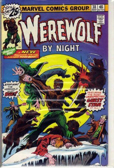 WEREWOLF BY NIGHT # 38, 4.5 VG +
