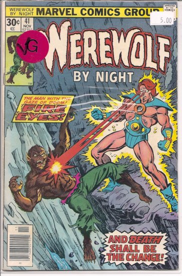 Werewolf by Night # 41, 4.0 VG