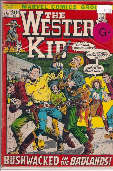 Western Kid # 3, 2.5 GD +