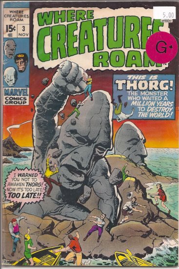 Where Creatures Roam # 3, 2.5 GD +