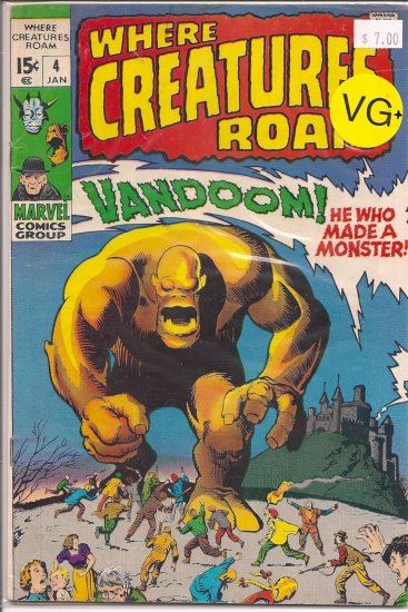 Where Creatures Roam # 4, 4.5 VG +