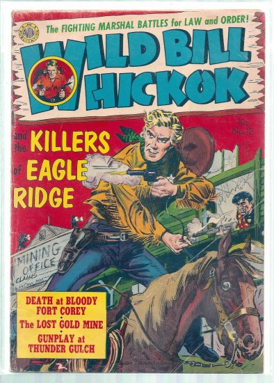 WILD BILL HICKOK # 12, 4.5 VG +