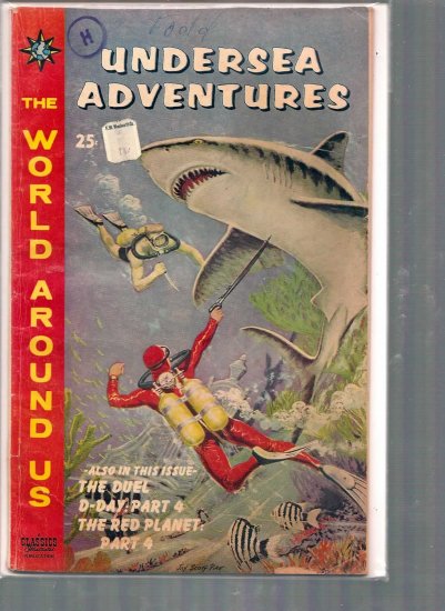 WORLD AROUND US UNDERSEA ADVENTURES # 30, 3.0 GD/VG