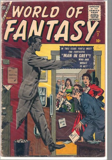 WORLD OF FANTASY # 7, 2.5 GD +