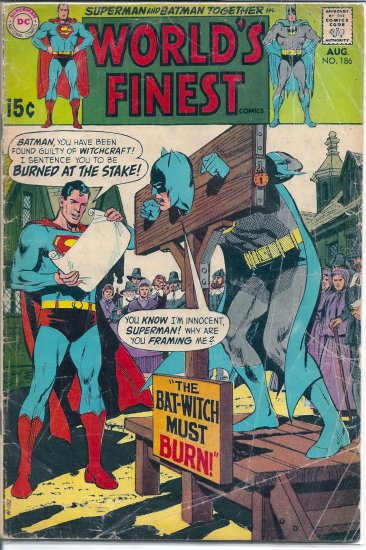 WORLD'S FINEST # 186, 2.5 GD +