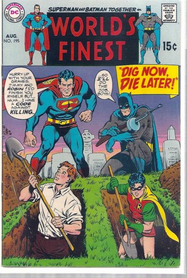 WORLD'S FINEST # 195, 4.5 VG +