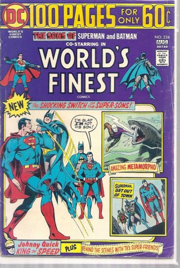 WORLD'S FINEST # 224, 4.0 VG