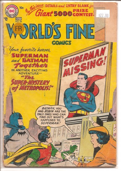 World's Finest Comics # 84, 1.0 FR