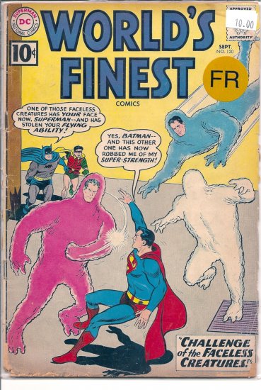 World's Finest Comics # 120, 1.0 FR