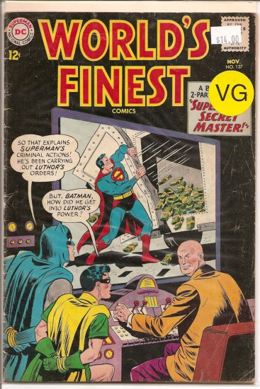 World's Finest Comics # 137, 4.0 VG