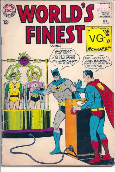 World's Finest Comics # 147, 3.5 VG -