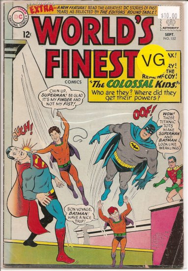 World's Finest Comics # 152, 4.0 VG