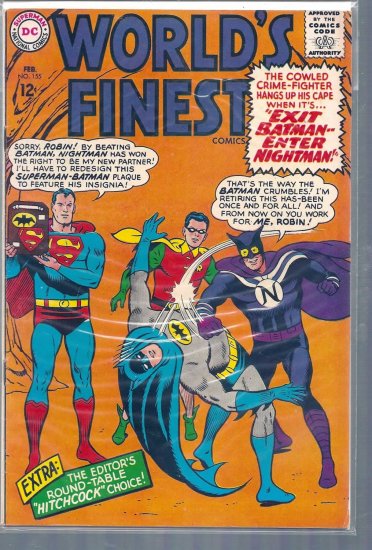 World's Finest Comics # 155, 4.5 VG +