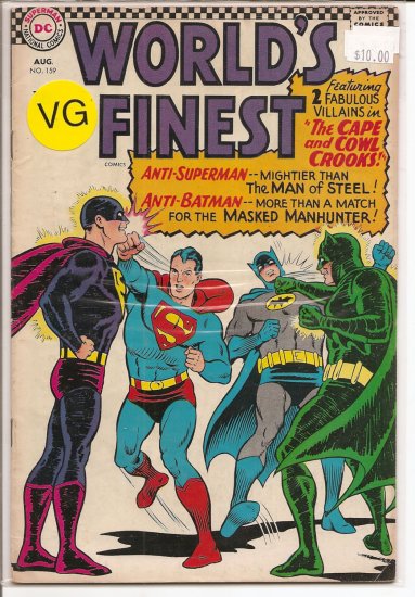 World's Finest Comics # 159, 4.0 VG