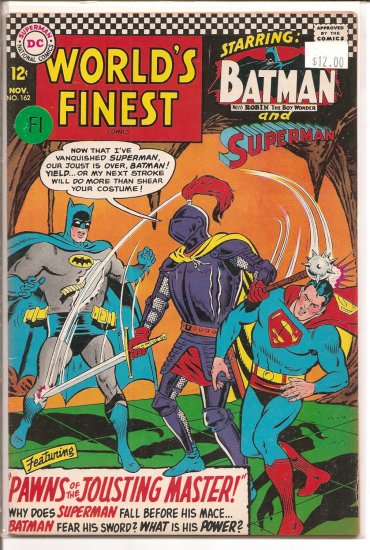 World's Finest Comics # 162, 6.0 FN