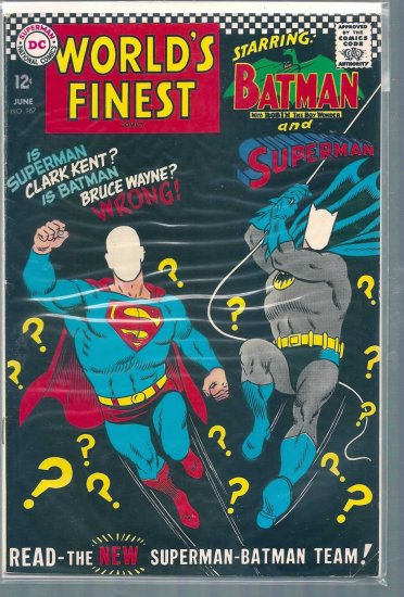 World's Finest Comics # 167, 5.0 VG/FN