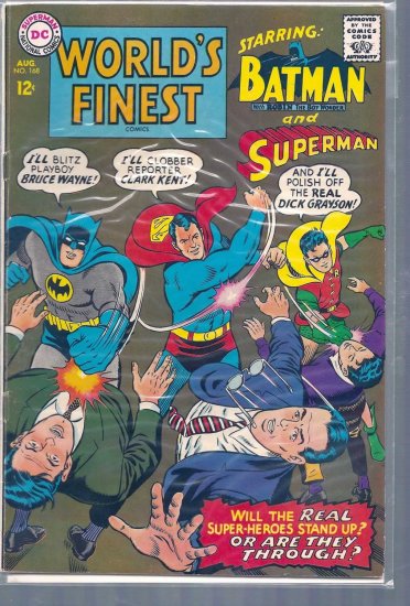World's Finest Comics # 168, 5.0 VG/FN