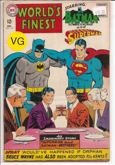 World's Finest Comics # 172, 4.0 VG