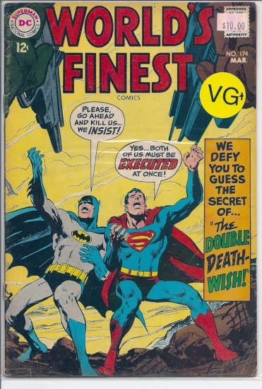 World's Finest Comics # 174, 4.5 VG +