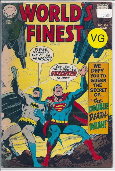 World's Finest Comics # 174, 4.0 VG