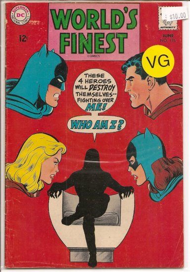 World's Finest Comics # 176, 4.0 VG