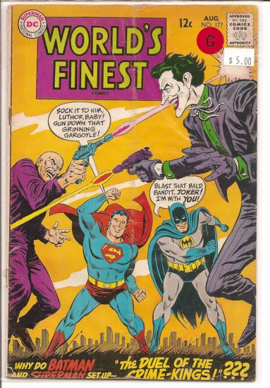 World's Finest Comics # 177, 2.0 GD
