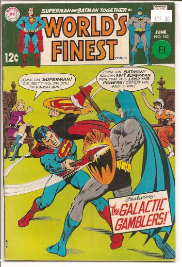World's Finest Comics # 185, 6.0 FN
