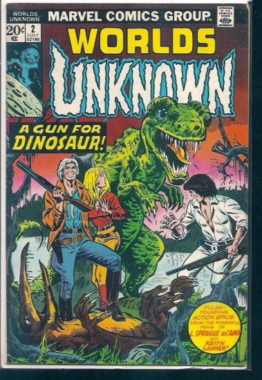 WORLDS UNKNOWN # 2, 4.5 VG +