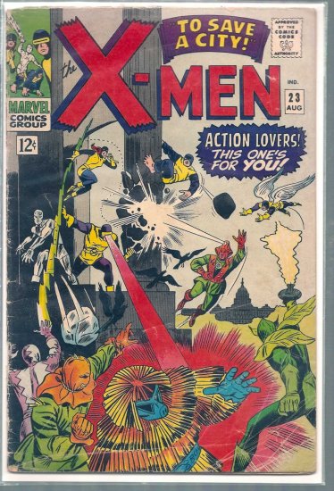 X-MEN # 23, 3.5 VG -