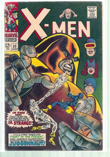 X-MEN # 33, 4.5 VG +