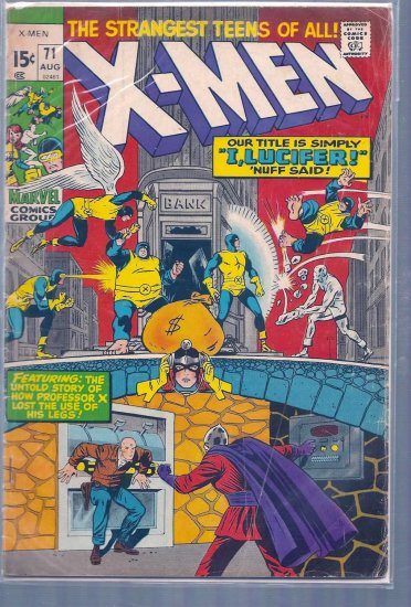 X-Men # 71, 3.0 GD/VG
