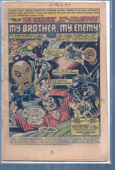 X-Men # 97, 0.5 PR