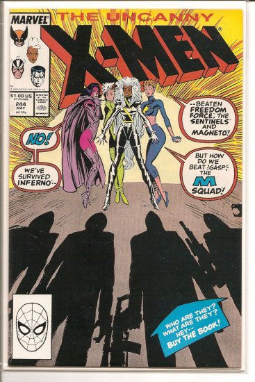 X-Men # 244, 7.0 FN/VF