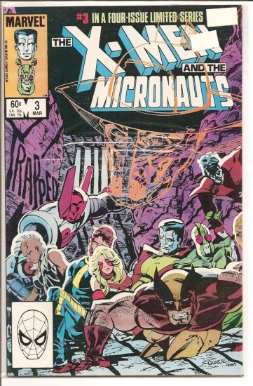X-Men and The Micronauts # 3, 9.4 NM