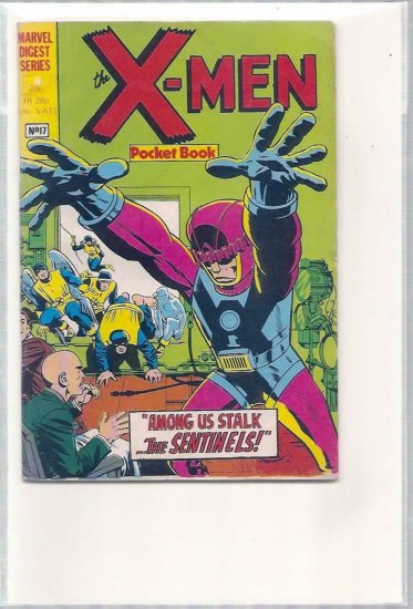 X-MEN POCKET BOOK # 17, 4.5 VG +