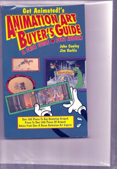 ANIMATION ART BUYER'S GUIDE 1992 # 1, 7.5 VF -