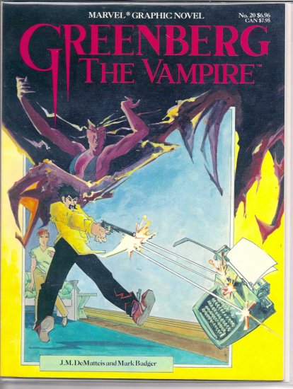 GREENBURG THE VAMPIRE # 20, 7.5 VF -