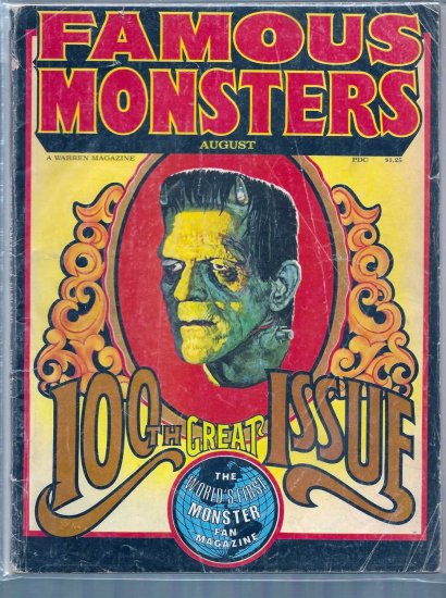 FAMOUS MONSTERS # 100, 2.5 GD +