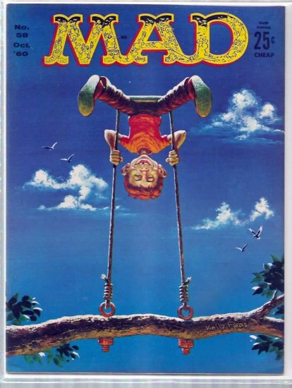 MAD # 58, 4.5 VG +