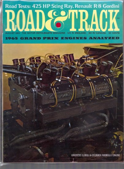 ROAD AND TRACK LOT # 1, 4.5 VG +