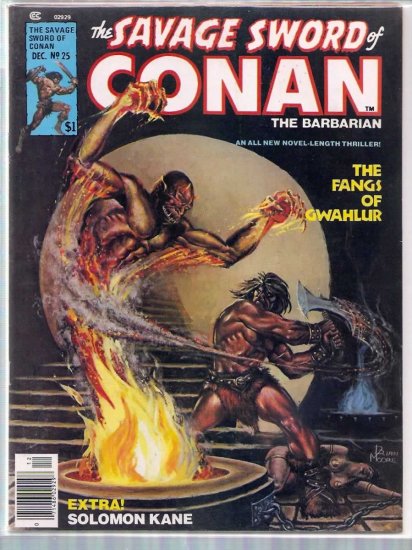 SAVAGE SWORD OF CONAN THE BARBARIAN # 25, 5.0 VG/FN