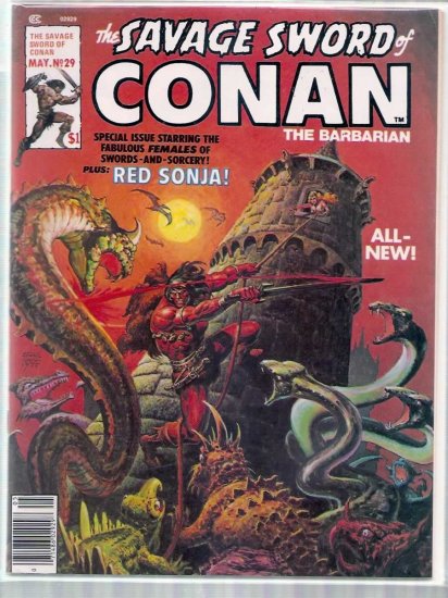 SAVAGE SWORD OF CONAN THE BARBARIAN # 29, 6.0 FN